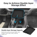 LUWU 2026 Charger Center Console Anti-Slip Mat Compatible with 2024 2025 2026 Charger Daytona R/T Scat Pack Accessories Silicone Protective Pad Liner Premium Protective Pad Phone Charger Liner Mat