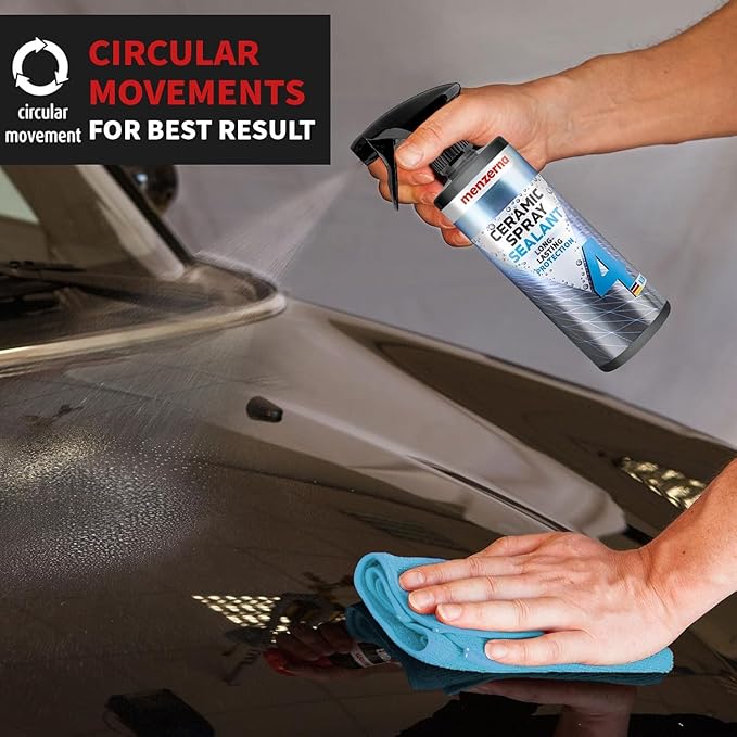 Menzerna Ceramic Spray 16oz I Ceramic Coating Spray Wax for Ultimate Protection and High Shine I Seals the Car Paint and Protects against Dirt, Bugs and Environmental Impacts I Brilliant Finish