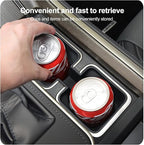 smabee Center Console Cup Holder Insert for 2024 2025 2026 Lexus GX 550 GX550 Accessories Silicone Drink Organizer Interior Black