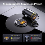 AOHI USB C Car Charger, PD 45W&QC 30W 2 Port Type-C Fast Charging Car Charger Lighter for MacBook Pro/Air, iPhone 17/16 /15Series, Galaxy S24 / S23, iPad Pro, AirPods and More