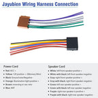 Car Radio Stereo Wiring Harness Adapter,16Pin ISO Radio Wire Harness with Butt Connector Replacement Cable for Aftermarket Car CD DVD Head Unit Player
