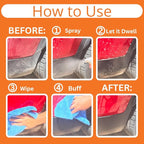 Shinykings Wash&Shine 66 32 fl.oz WATERLESS Car Wash with Ultra Car Shine Effect Powerful Car Wash Spray or Foam Soap for All Surfaces | Scratch-Free & Biodegradable Car Cleaner | 32 fl.oz.
