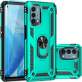for OnePlus Nord N200 5G Case,with Screen Protector,[Military Grade] 16ft. Drop Tested Cover with Magnetic Kickstand Car Mount Protective Case for OnePlus Nord N200 5G, Mint