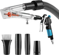 GOCCIDA 2IN1 Car Interior Detailing Air Blow Gun & vacunm Gun with Adjustable Air Flow Nozzle,Cleaning Gun Quickly Blasts Dirt and Dust from Surface Works with Air Compressor(Upgrade Rotate Tube)