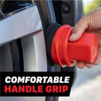 Maxshine Universal Tire Shine Applicator with Protective Cover – Black Foam Pad with Comfortable Grip – Mess-Free Handling, Even Tire Dressing & Coating – Auto Detailing Applicator Tool