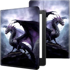 for Kindle Paperwhite Case,6" Kindle Paperwhite 4 10th Generation Case 2018 & Kindle Paperwhite Signature Edition,Leather Slim Adjustable Stand Cover Auto Wake/Sleep,Cool Purple Dragon