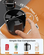 OHLPRO for iPhone 17 Pro Max MagSafe Car Charger Cup Holder Mount, 15W Fast Wireless Magnetic Charging Phone Holder for iPhone 16 15 14 13 Series, Adjustable Car Mount with Large Cup Base, Black Gray