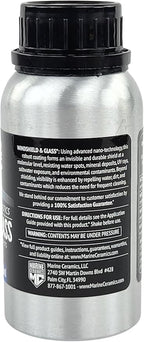 Professional Windshield & Glass Ceramic Coating (150ml) / 18 Month Protection, Increase Visibility, Prevents Water Spots, Staining & Scratches/For Glass, Isinglass, Plexiglass