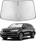 EcoNour Windshield Sunshade Compatible for Acura MDX 2014-2018 2019 2020, Sun Visor for Front Windshield & Window Sun Shade Cover, UV Heat Blocker & Protector, Car Accessories