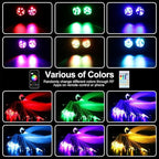 Dual Port 32W Twinkle Meteor 2 in 1 Starlight Headliner Light Kit with 1200pcs 9.8ft Fiber Optical Cable RGBW Light Source Sound Activated APP/Remote Control for Car/Home/Party