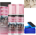 2PCS Polishing Cleaner Car Interior, 2026 Upgrade Car Interior Cleaner Spray, All Purpose Car Interior Detailer Cleaner for Dashboards, Seats, Leather, Plastic
