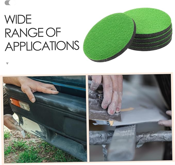 GLEAVI 5pcs Automotive Glass Scratch Repair Polishing Pads Kit Mesh Windshield Scratch Remover Discs for Efficient Car Glass Restoration and Repair