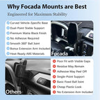 Car Phone Mount for Toyota RAV4 2013–2018 Vehicle-Specific Dash-Mounted Phone Holder with Upgraded Metal Ball Joint,Stable 360° Rotation Car Cell Phone Holder,Toyota RAV4 Auto Accessiores