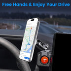 Kaishengyuan Magnetic Phone Mount Compatible with 2024-2026 Toyota Tacoma & 2025-2026 4 Runner, 360° Rotation Metal Phone Holder Cradles Bracket Stand for All Smartphones