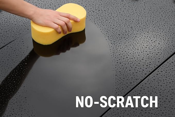 2-Pack Car Wash Sponges - Large Sponges, Extra Thick for All-Purpose Cleaning, Ideal for Vehicle Washing, Equipment Cleaning, Boat Cleaning