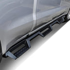 Westin 56-534695 HDX Drop Wheel to Wheel Nerf Bars fits 2019-2025 Silverado Sierra 1500 Crew Cab 6'5" Bed (Exc 2019 Silverado LD/Sierra 1500 Limited) Textured Black Pair