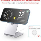 Stand for MagSafe Charger, CreaDream Aluminum Stand Holder for iPhone 16 15 14 13 12 Series, Magsafe Accessories Compatible with iPhone 16 15 14 13 12 Plus, Pro, Pro Max [MagSafe Charger Not Included]