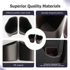 LUWU 2025 2026 Sienna Center Console Cup Holder Compatible with 2021 2022 2023 2024 2025 2026 Toyota Sienna Interior Accessories Rear Seat Door Side Silicone Cup Holder Insert Sienna 2025 Accessories