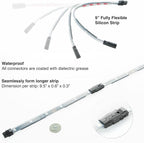 XKGLOW chrome App Control Car Mini LED Accent Light Kit - Interior