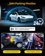 GKU Dash Cam Front and Rear, 4K 60fps＋2.5K Dashcam,STARVIS Sensor, HDR, 5G WiFi GPS, 24H Parking Mode, Night Vision, 170°Wide Angle, Dash Camera for Cars with 1.47 Display, 64G SDcard (Black)