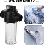 Levemolo Car Wash Foam Sprayer with Garden Hose Connector, Multi-Function Soap Dispenser Bottle for Pet Care and Outdoor Cleaning, Compatible with Standard Garden Faucets