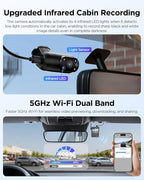 VIOFO A229 Plus 3 Channel Dash Cam, Dual STARVIS 2 Sensors, 3-Channel HDR, 1440P+1440P+1080P Front Inside and Rear Car Camera, 5GHz Wi-Fi, Voice Control, Ultra-Precise GPS, 24 Hours Parking Mode