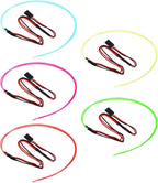 INJORA RC LED Strip Lights Flexible Cuttable for TRX4M SCX24 1/24 1/18 Crawlers Upgrade(5 Color)