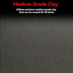 Premium Clay Mitt for Car Detailing – Advanced Grade Clay Bar Glove Removes Overspray, Water Spots, Iron & Rail Dust | Fast, Reusable, Scratch-Free