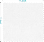 Orighty Cleaning Cloths, Shop Towels 50 Pack, Shop Rags Reusable, Microfiber Cleaning Rags Bulk for Cars, Multi-Purpose Lint Free Towels for Automotive, Mechanic, Kitchen, 11.5’’ x 11.5’’, White