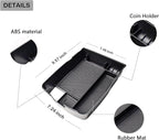 HGWEI Center Console Organizer Compatible with Kia Telluride 2020 2021 2022 2023 2024 2025 2026 Interior Accessories Insert Tray Coin Holder Armrest Secondary Storage Box, Black