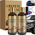 Car Ceramic Coating Agent, Crystal Serum Ceramic Coating, Ceramic Car Coating Kit - Crystal Serum, Advanced Graphene Ceramic Coating for Cars, 9H Graphene Coating for Auto Car Detailing (2Sets)