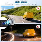 Wireless Backup Camera for Car 4.3 Inch Monitor Digital Signal Stable Rear View Camera Night Vision for Truck/Car/Pickup/SUV/ IP69 Waterproof with License Plate Backup