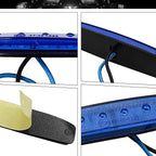 10Pcs LED Rock Lights Underglow Wheel Fender, Multi-Color Wheel Well Lights Waterproof Under Glow Kit for Car Truck SUV Golf Cart Wrangler ATV UTV Offroad - Fender Lighting (Blue)