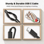 45W Dual Port Super Fast Charger with Long USB C to C Cable 10ft,Type C Wall Charger Block and Android Phone Charging Cord for Samsung Galaxy S26 Plus/S25 Ultra/S25+/S24+/S23+/S22+/S21/S20/Note 20/10+