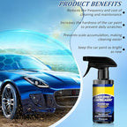 2Pcs Car Nano Coating Spray,Quick Effect Coating Agent for Car, Upgrade Advanced Car Quick-acting Coating Agent Spray, Coat Car Wax for Scratch Repair, Oil Film Removal, Long-Lasting Hydrophobic Coat