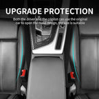 IHOTDER 2PCS Car Seat Gap Filler,Super Flexible Car Side Seat Gap Filler CCar interior Accessories,Universal Car Organizer Between Seats for Tightly Filling Seat Gaps(Carbon Fiber/2PCS)…