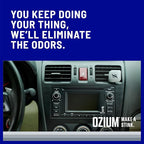 Ozium Membrane Car Vent Clip AC Air Fresheners Car Air Freshener and Car Odor Eliminator (That New Car Smell, 2 Packs)