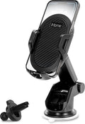 iHome Car Mount, Dashboard/Windshield/Vent Mount, Swivel Neck, Silicone Grip, Adjustable Mount Arm with Suction Cup Base (Universal Car Mount)