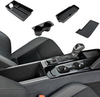 ELECFRESH 4PCS Center Console Organizer Tray for 2025 2026 Toyota Camry Accessories, Armrest Storage Box, Cup Holder, Wireless Charging Mat for Toyota Camry