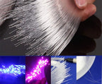 AZIMOM PMMA Plastic End Glow Fiber Optic Cable 0.75mm(0.03in) 100m(328ft)/Roll for Star Sky Ceiling All Kind Led Light Engine Driver Source