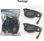 2 Pods Replacement Damaged Pod for Segmented Metal RGB LED Rock Lights 12v Underglow Light Multicolor Waterproof Neon for Jeep Trucks ATV UTV Golf Cart Offroad Pickup RZR SXS