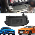 CenNa Wireless Car Charger for Ford Mustang (2015-2023) All Models Accessory with 15w Wireless and USB Qc3.0+Type-C Fast Charging Gift for Family