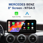 LEXXSON Wireless Carplay Android Auto Adapter for Mercedes Benz A/B/C/E/CLA/GLK/ML/SLD 2012-2015 with NTG 4.5 System, Carplay Retrofit Kit Decoder for Mercedes Benz with 2.4G, 5.8G WIFI, BT and GPS
