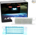 iJDMTOY Ice Blue Full LED License Plate Light Kit Compatible With Chevrolet 2014-24 Camaro, 2013-15 Malibu, 2011-15 Volt, 2016-up Cruze, 18-SMD Aqua LED & Can-bus Error Free