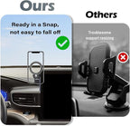 Car Phone Holder for 2019 2020 2021 2022 2023 2024 Ford Explorer Accessories Apply to 10.1 in Screen Fixed Clip Magnetic Cell Phone Mount 360 Degree Rotation with Dashboard Storage Tray