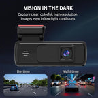 Front Dash Cam for Cars: 1080P Dash Camera Mini Front Dashcam with Car Camera 120° Wide Angle Super Night Vision 24 Hour Parking Monitor Loop Recording (Black)