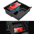 Car Wireless Charger for to-yo-ta Tacoma 2016-2021 Center Console Organizer Tray Accessory Panel with 18W USB Port 15W Fast inductive Mobile Phone Wireless Charging Pad