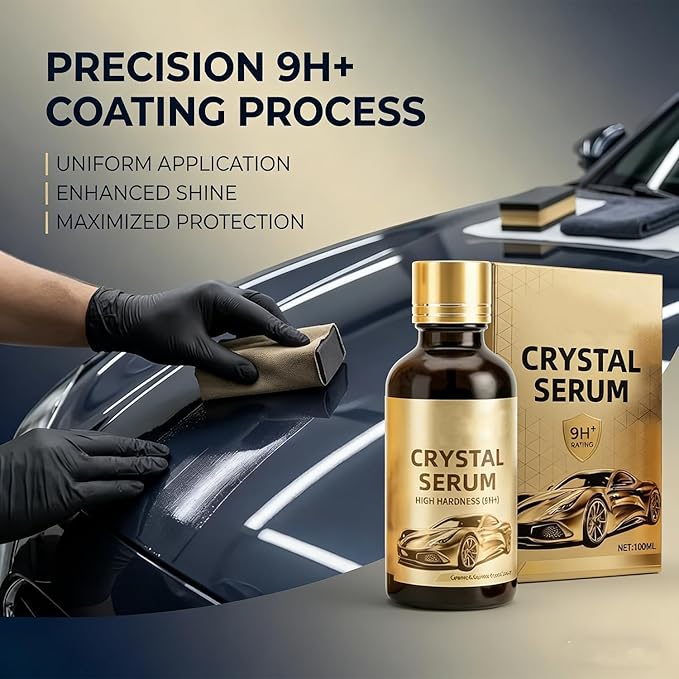 Serum – Advanced Graphene Ceramic Coating for Cars, 9H Graphene Coating for Auto Car Detailing, Gloss Hydrophobicty Anti Scratch - 3.38 Fl Oz (1Pcs)