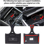 Wireless car Charger Supports Original car with NFC, 15W Fast Mobile Phone Charging Pad for BMW 2 Series (2022-2023) i3/3 Series (2020-2023) i4/4 Series (2021-2023)