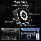 Wireless CarPlay Adapter 4-in-1,2026 Upgraded Screen Mirroring,Support Mirror Link/AirPlay for Apple CarPlay & Android Auto,for Cars with Wired CarPlay, Fast Auto-Connection, Plug & Play